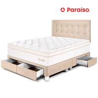 Dormitorio Royal Cloud con Cajones Queen Champagne