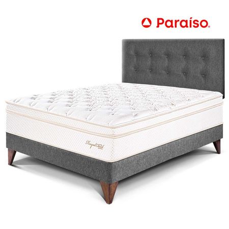 Dormitorio Europeo Royal Cloud 2 Plazas Gris