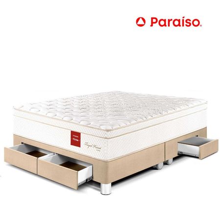 Cama Royal Prince Cajones Queen Champagne