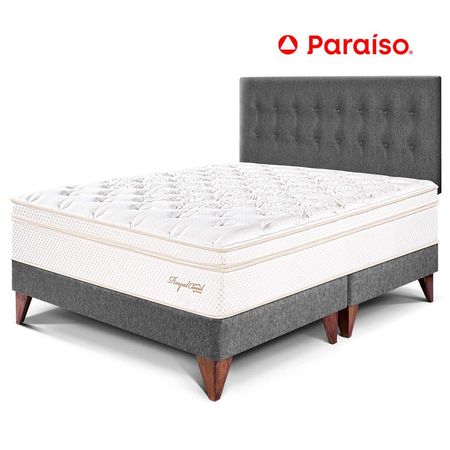 Dormitorio Europeo Royal Cloud King Gris