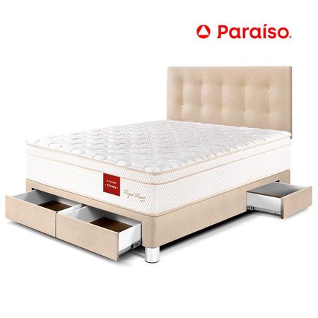 Dormitorio Royal Prince con Cajones 2 Plazas Champagne