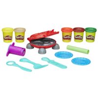Masas y Plastilinas Play Doh Kitchen Creations Hamburguesa Parrilla