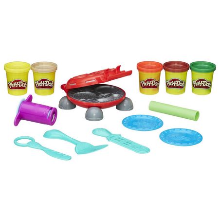 Masas y Plastilinas Play Doh Kitchen Creations Hamburguesa Parrilla