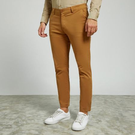 Pantalón Madison Ess Nac Camel Hombre Camel Talla 28
