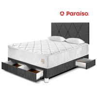 Dormitorio Pocket Max 2 Plazas Con Cajones