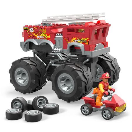 Camión De Bomberos Megabloks Alarm Monster Truck
