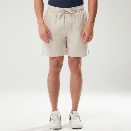 Short Hombre Lino Amc  BEIGE M