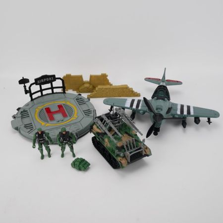 Set De Juego Militar Happy Valley Avion