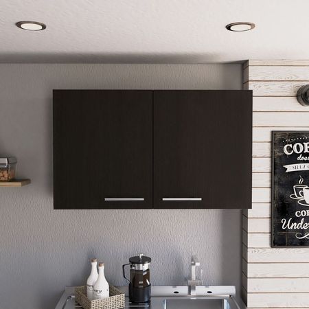 Modulo Alto 2 Puertas Manchester-Wengue