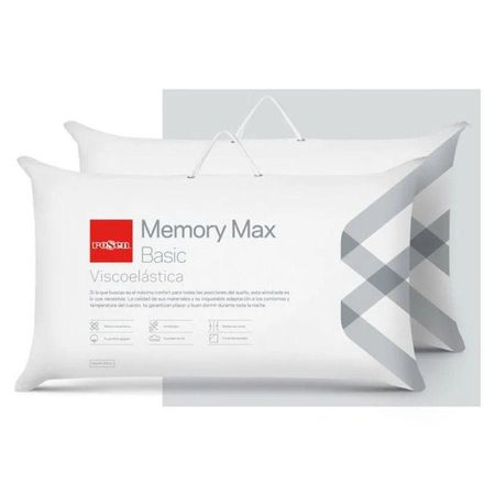 Set 2 Almohadas Memory Max Basic King