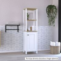 Organizador Bath Bi-Color 1 Puerta - Duna / Blanco