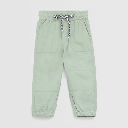 Pantalon Para Bebe Niño Baby Circus Paper Touch Verde Pistacho Talla 24M