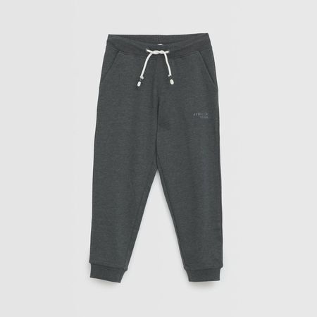 Pantalon De Buzo Para Niña Circus Puño Solido Grafito Talla 8