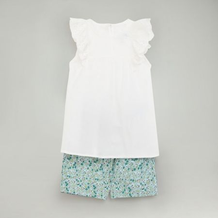 Conjunto Para Bebe Niña Baby Circus Bolillo Verde pistacho Talla 36M