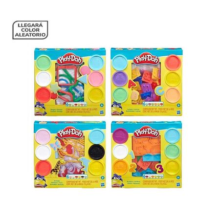 Play Doh Pack Surtido De 6 Latas Y Herramientas E8530