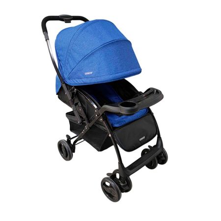 Coche Cuna Para Bebe Deck Azul A-58
