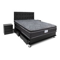 Dormitorio Facundo Ventus 2 Plazas + 2 Almohadas