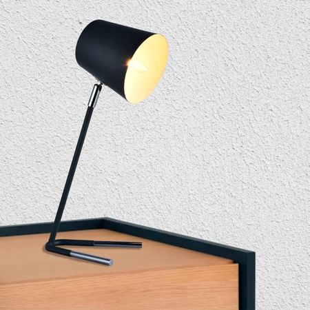 Lámpara de Mesa Moderna Gris