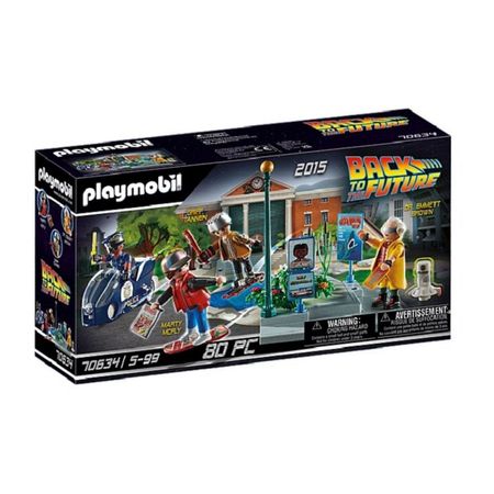 Armable Playmobil Volver Al Futuro Persecución En Monopatín