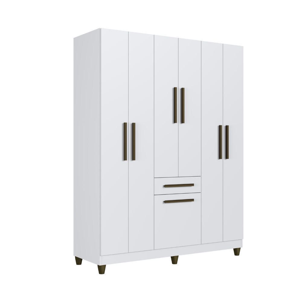 Ropero Venus 6 Puertas 1 Cajón 1 Zapatera