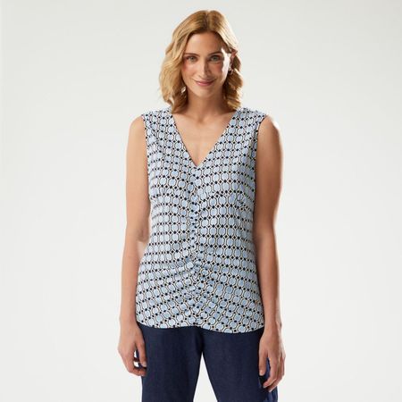 Polo Mujer Drap Sin Mangas Zafin  COMBO2 M