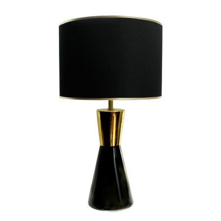 Lámpara Mesa Negra 60 cm