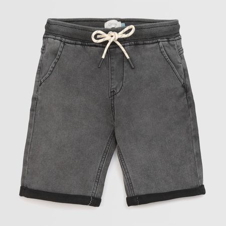 Short Para Niño Circus Jean French Gris Talla 10