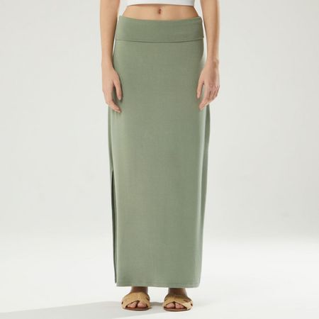 Falda Larga Mujer Jer Hypnotic VERDE L