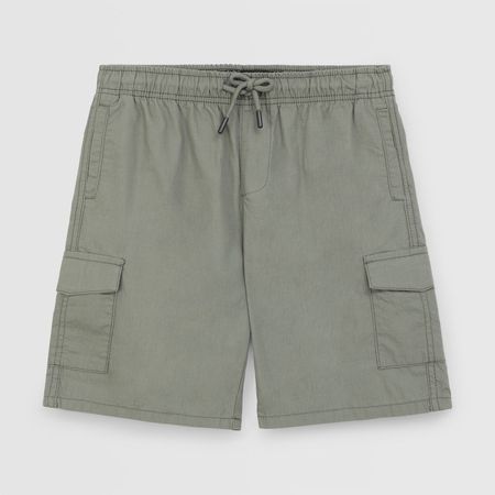 Short Para Teen Niño Aereal Cargo Paper Verde 16X