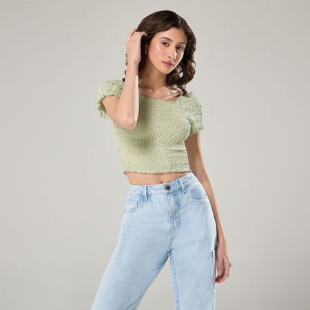 Blusa Mujer Panel Manga Corta Hypnotic COMBO14 S