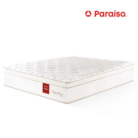 Colchón Paraíso Royal Prince Queen + 2 almohadas viscoelásticas + protector