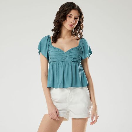 Blusa Mujer Red Manga Corta Hypnotic JADE L