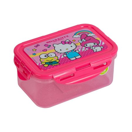 Taper Scool Rectangular Hello Kitty & Fri 600Ml