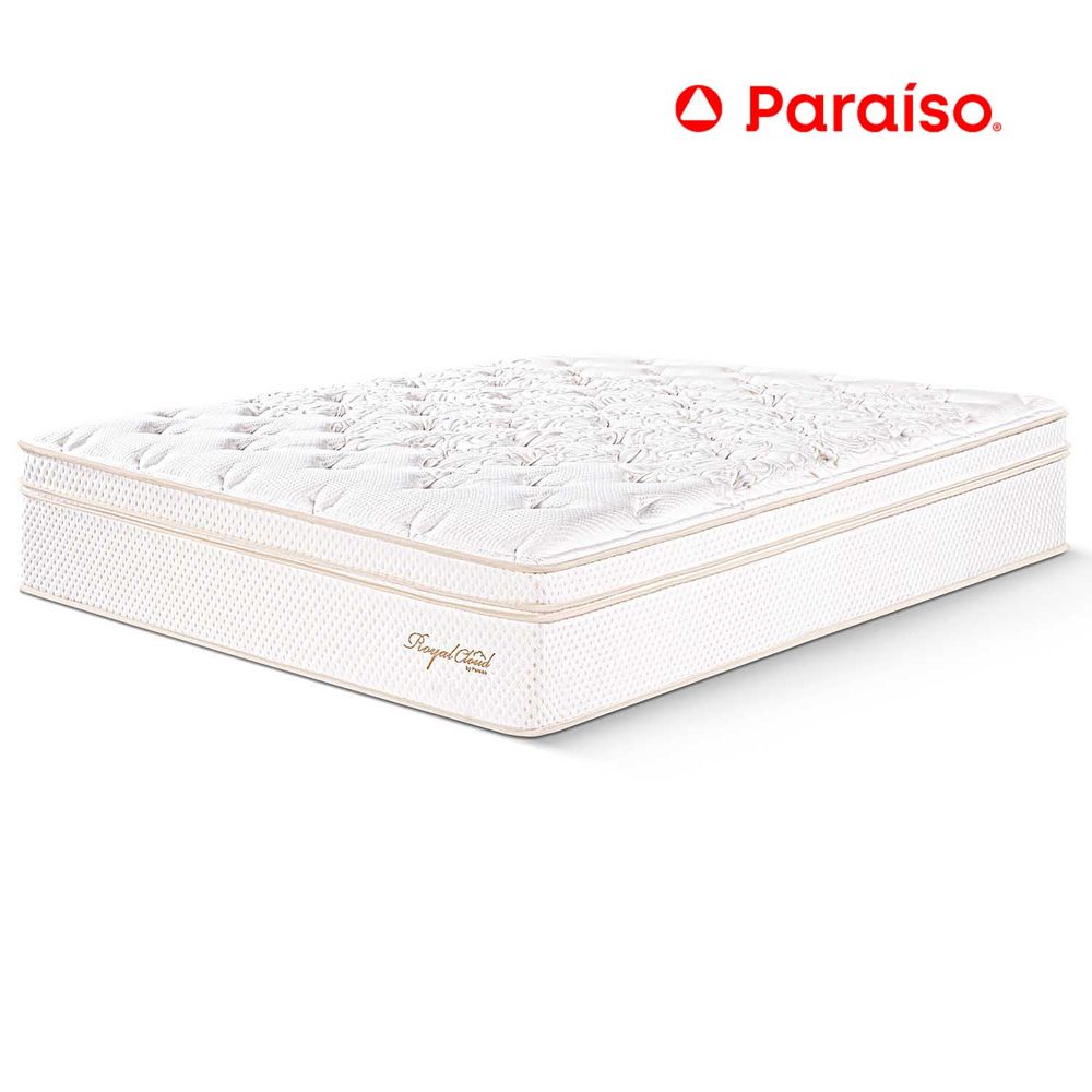 Colchón Paraíso Royal Cloud Queen + 2 almohadas viscoelásticas