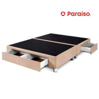 Box Tarima Cajones Queen Champagne