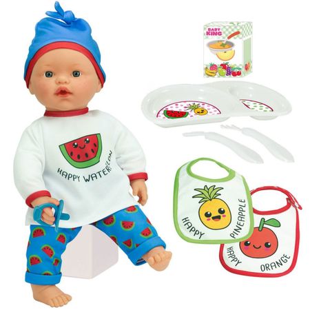 Muñeca Loko Toys Set Para Darle De Comer 37Cm