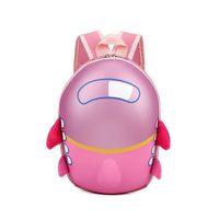 Mochila Para Niña Jardin De Jade Caparazon Avión Rosado