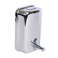 Dispensador de Jabón Líquido Orange Metálico 1 litro Plata