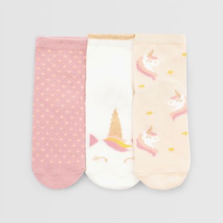 Medias Pack X3 Para Recien Nacido Baby Circus Fairy Combo1 6/12