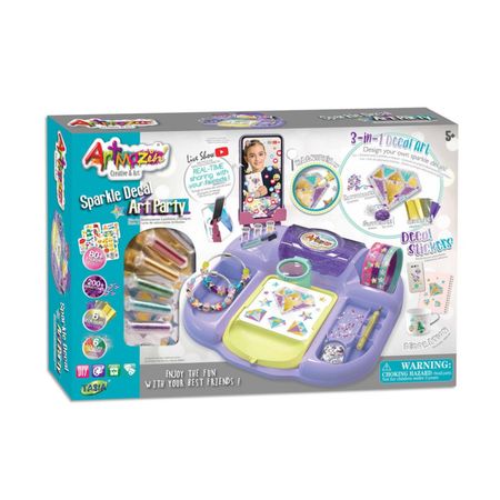 Set De Arte Artmazin Sparkle Decal Art Party