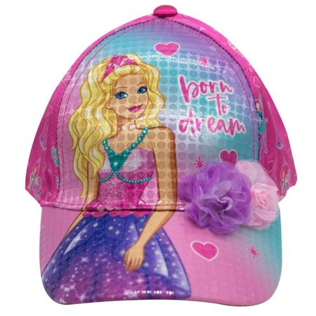 Gorro Para Niñas Barbie Rosa