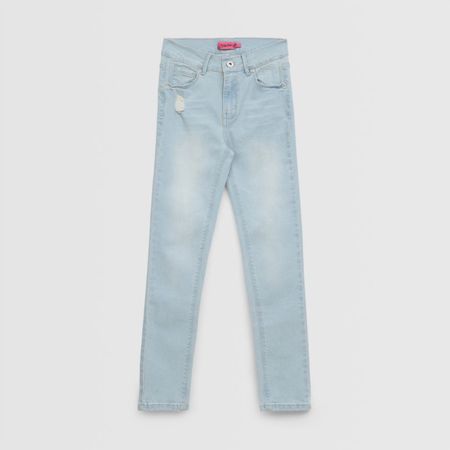 Jean Para Teen Niña Zubito Basico Celeste 14