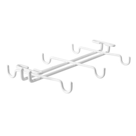 Porta Tazas Blanco De 6 Ganchos