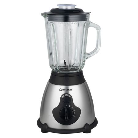 Licuadora Imaco 1.5L Con Vaso de Vidrio BLS509 450W GRIS