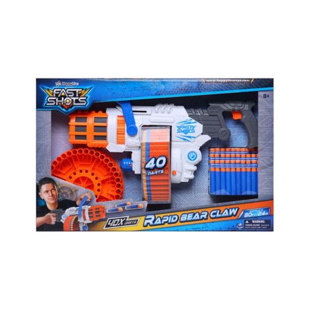 Lanzador De Dardos Fast Shots 40 Dardos Y 1 Barril