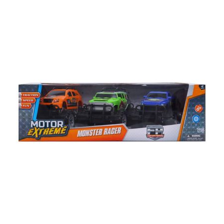 Set De Camionetas Motor Extreme Friccion 20Cm