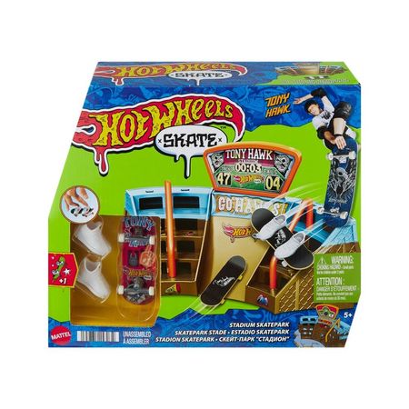 Pista Hot Wheels Skate Park Tony Hawk