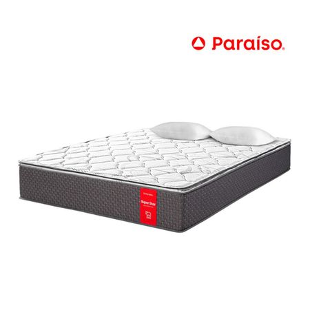 Colchón Paraíso Super Star King + 2 almohadas + protector