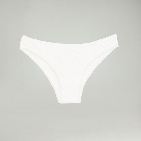 Calzones Bikini Mujer Solidos Hypnotic Ecru Talla M