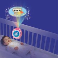 Proyector Portátil Para Cuna De Bebe Vtech Duerme Conmigo Rosa